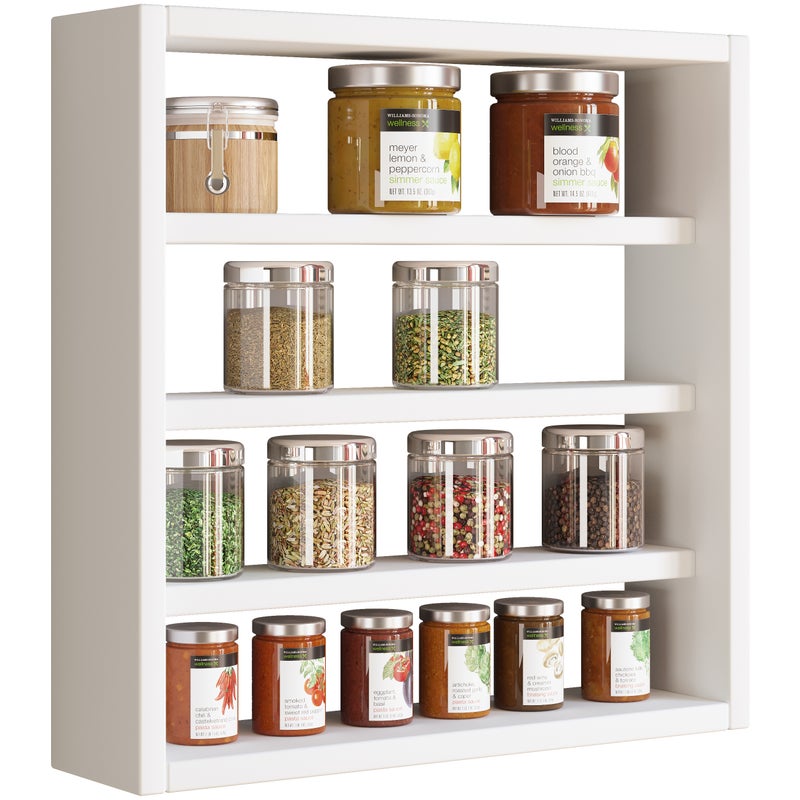 Szafka wisząca na meble kuchenne Esaldi Biały W. 40 x S. 40 x G. 10 cm