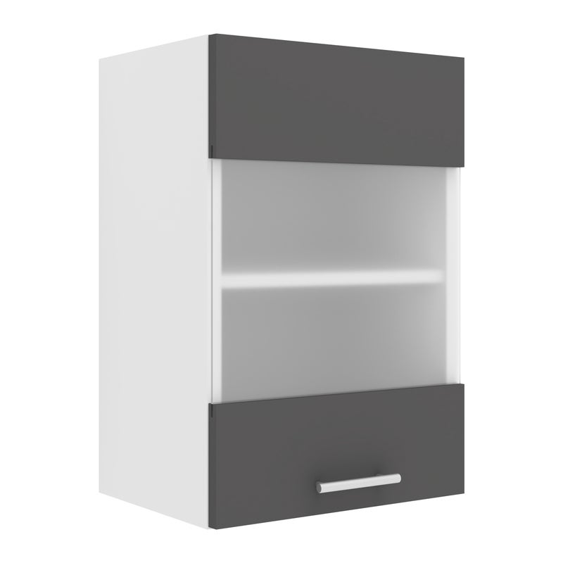 Szafka wisząca na meble kuchenne Esilo Biały / Antracyt W. 60 x S. 40 x G. 31 cm