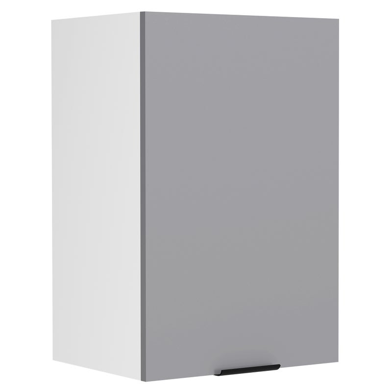 Szafka wisząca na meble kuchenne Fasola Biały / Antracyt W. 60 x S. 40 x G. 31 cm