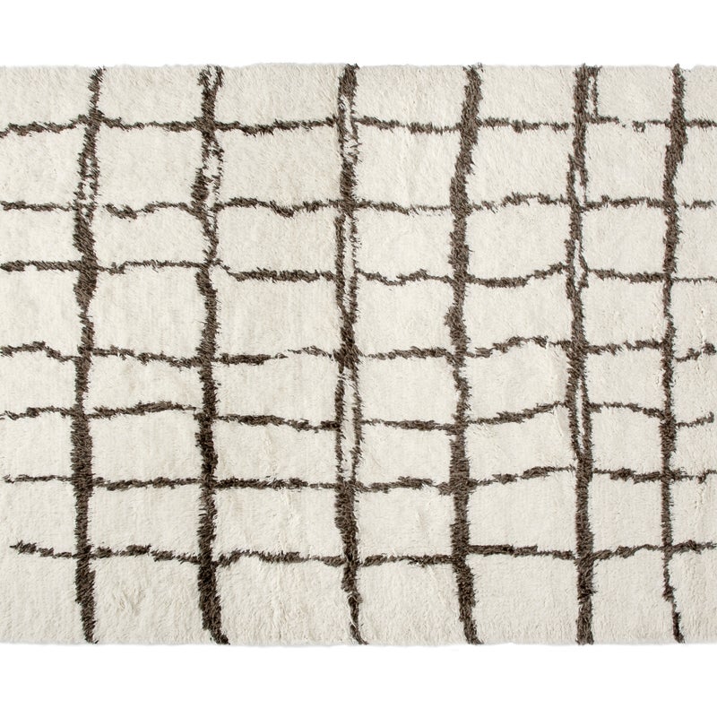Dywan Berberi Beni 300X200 cm, 100% wełny, miękki i wygodny do salonu, ciepły i elegancki design