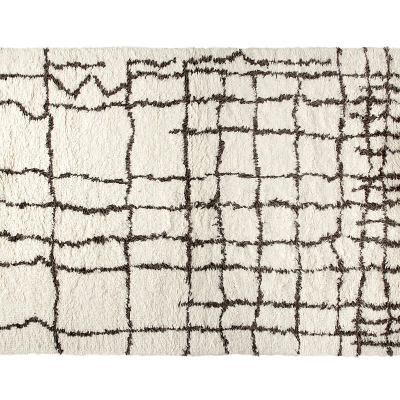 Dywan Berberi Ateuf 180x120 cm, 100% wełny, miękki i wygodny do salonu, ciepły i elegancki design