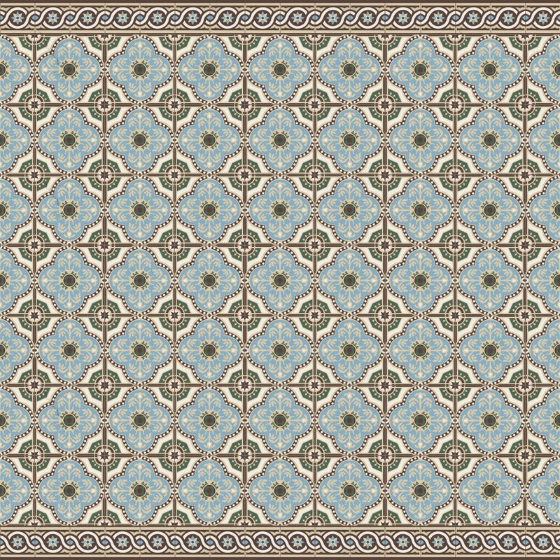 Dywan winylowy Diva 160x240 cm - PVC antypoślizgowy, gładki nadruk, winylowy dywan do kuchni lub salonu, zmywalny