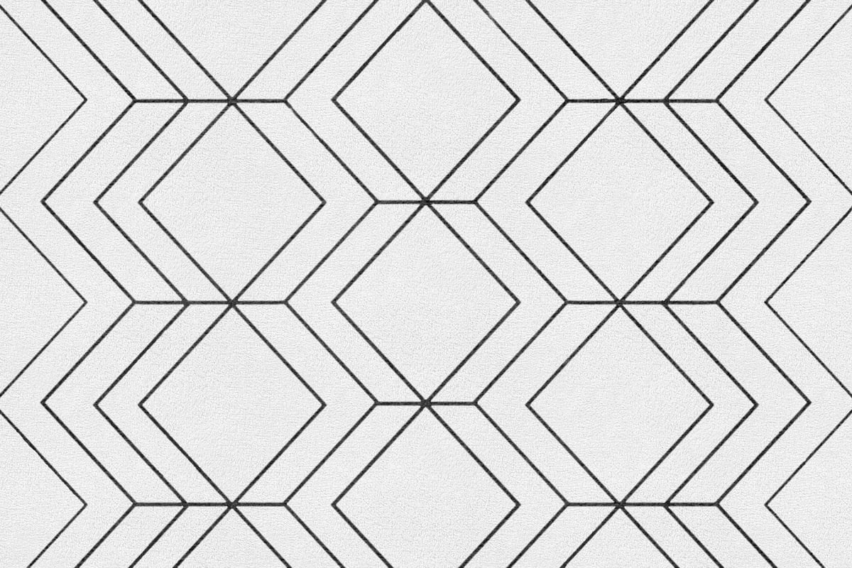 Czarny dywan winylowy Ariana 100x150 cm - antypoślizgowy dywan z PVC, gładki nadruk, winylowy dywan do kuchni lub salonu, zmywalny