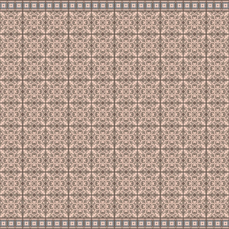 Dywan winylowy Melides 200x300 cm - PVC antypoślizgowy, gładki nadruk, winylowy dywan do kuchni lub salonu, zmywalny
