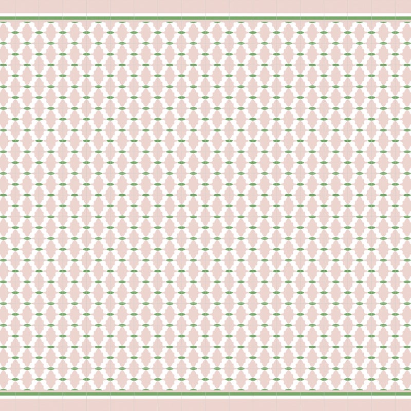 Dywan winylowy Casablanca 160x240 cm - antypoślizgowy dywan z PVC, gładki nadruk, winylowy dywan do kuchni lub salonu, zmywalny