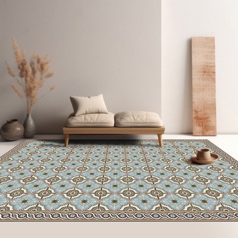 Dywan winylowy Diva 200x300 cm - PVC antypoślizgowy, gładki nadruk, winylowy dywan do kuchni lub salonu, zmywalny