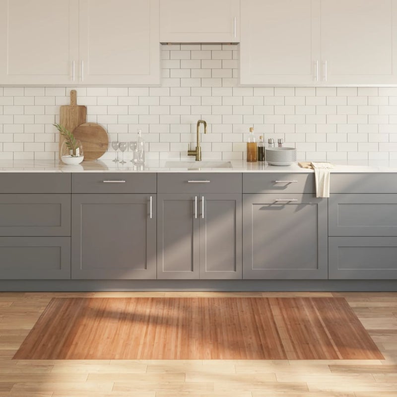 Dywan prostokątny, naturalny, 100x200 cm, bambusowy vidaXL