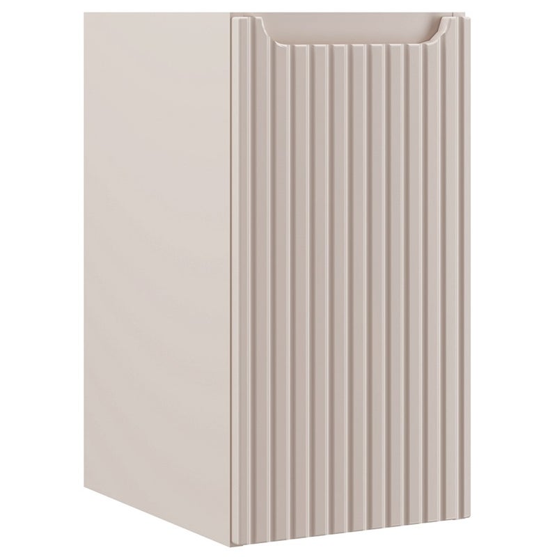 Szafka łazienkowa NOVA 30 cm kaszmir kostka wisząca ryflowany front 1 drzwi