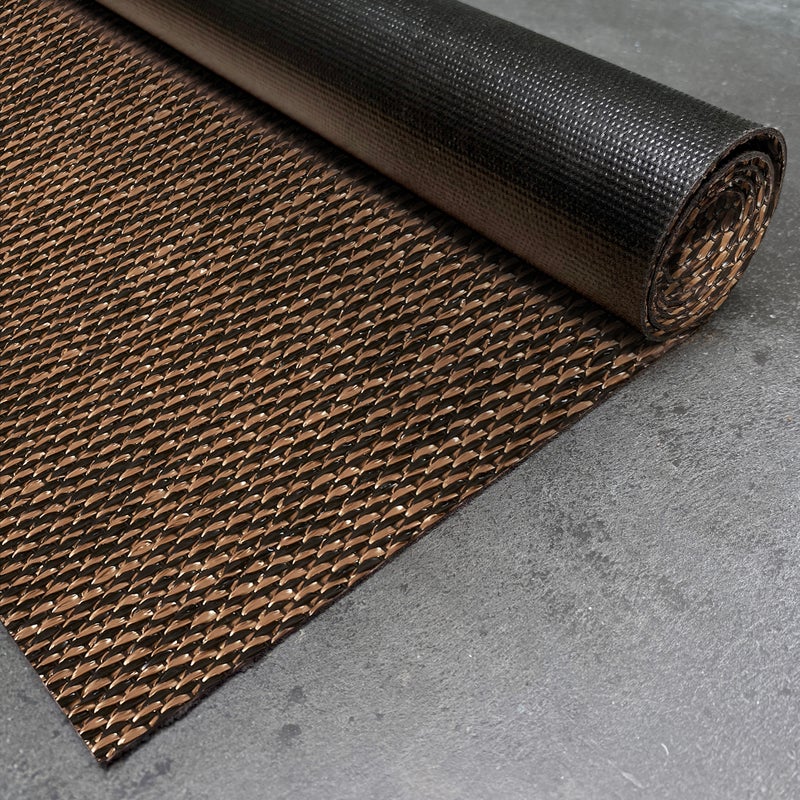 Dywan winylowy Premium, dywan PVC antypoślizgowy, do użytku wewnętrznego i zewnętrznego, Ciemnobrązowy 120 x 180 cm