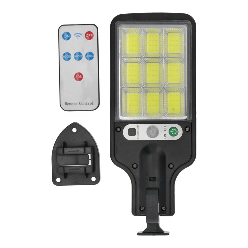 Solarna lampa uliczna 800 lumenów 108COB z czujnikiem i jednostką sterującą