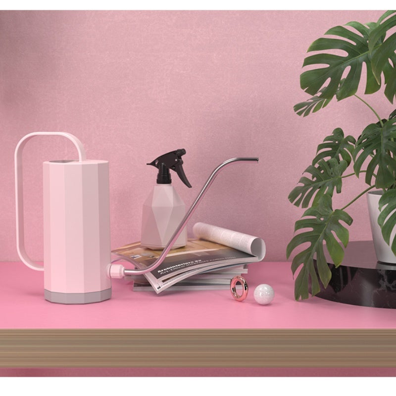 Konewka plastikowa z długim wylewem o pojemności 1,2 l, konewka domowa, narzędzie ogrodnicze do podlewania roślin doniczkowych, 24,5*30,5*24,5 cm