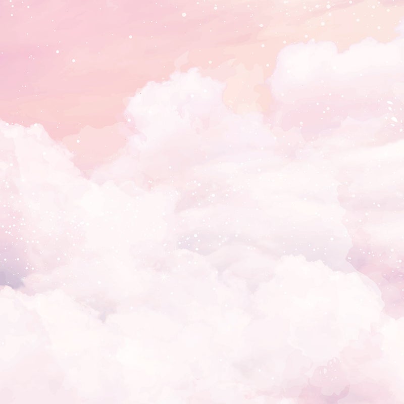 Fototapeta Dla Dzieci Dziewczynki Chmury Niebo Różowy 200x140 cm Tapeta Do Pokoju Dziecięcego Na Flizelinie