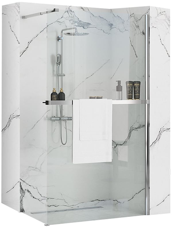 Ściana Boczna Rea Aero Chrom 80