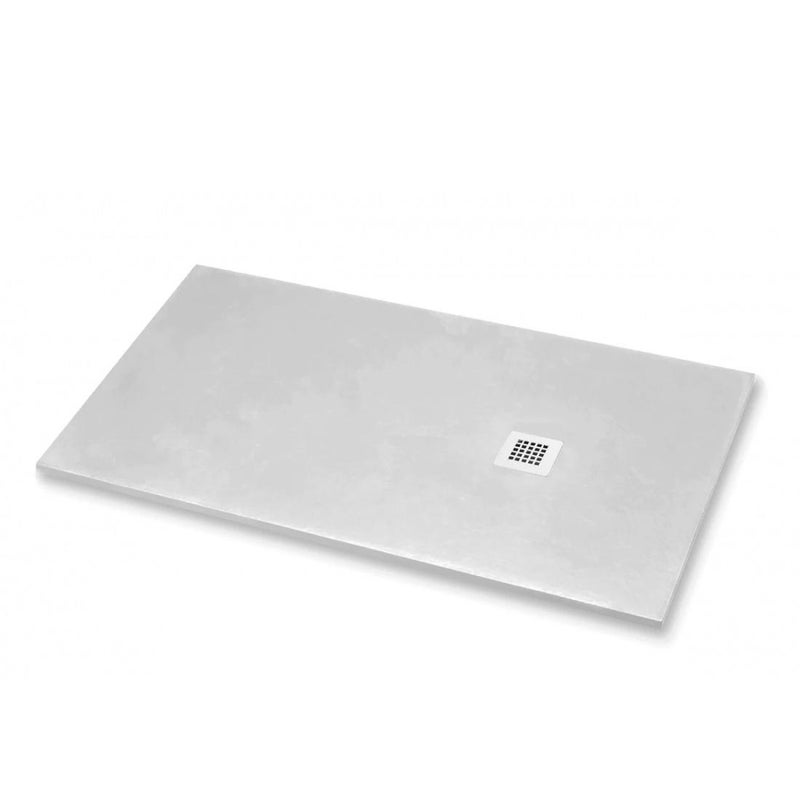 Brodzik Vulcano Line Slim 70x175 cm, jasnoszary RAL 7035, wykonany z żywicy syntetycznej i proszku marmurowego, - FRASCIO