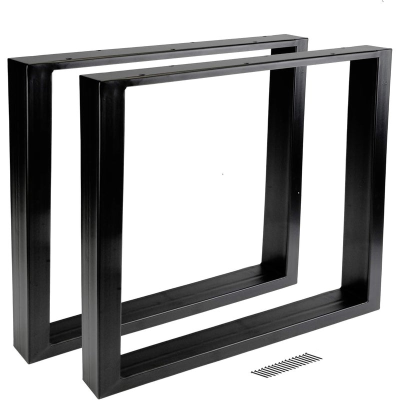 Montixx® zestaw 2 (1 para) podkładek na stół i nóg stołowych podstawa stołu nogi meblowe szer. 60 cm x wys. 72 cm