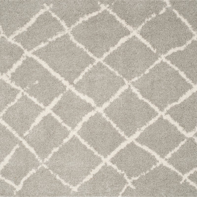 Dywan winylowy, Zoraida szary 100x150 cm - PVC antypoślizgowy, gładki nadruk, winylowy dywan do kuchni lub salonu, zmywalny