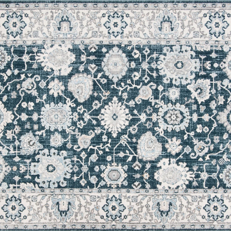 Dywan winylowy Teheran night 100x150 cm - antypoślizgowy dywan z PVC, gładki nadruk, winylowy dywan do kuchni lub salonu, zmywalny