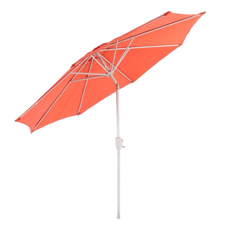 Parasol ogrodowy N19, parasol ogrodowy, Ø 3 m, regulowany, poliester/aluminium 5 kg ~ terakota