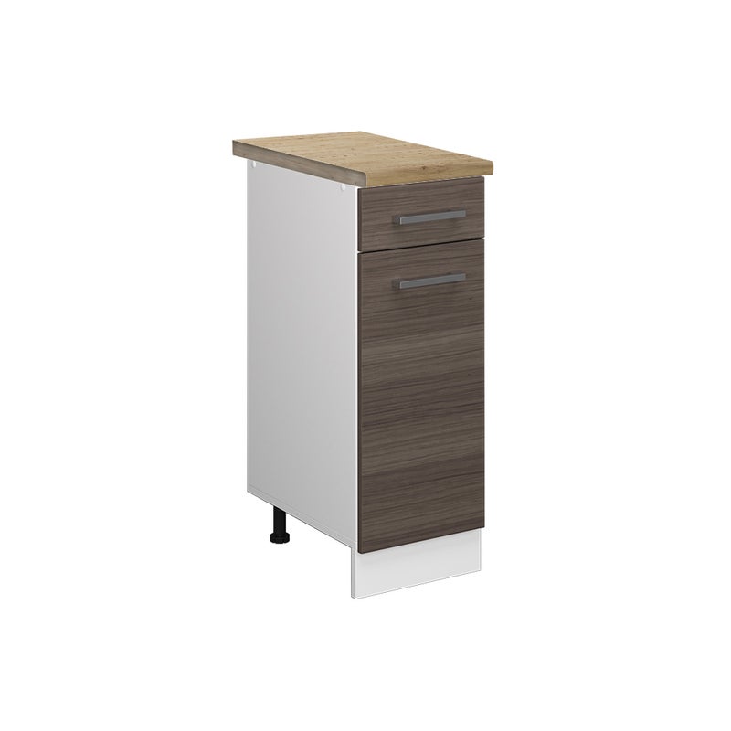 Vicco Szafka dolna do kuchni R-Line, Szlachetna szarość, 30 cm , BP Dąb