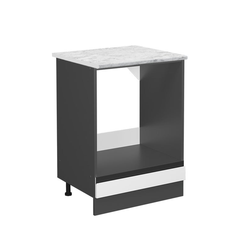 Vicco Szafka kuchenna R-Line, Biały, 60 cm J-Shape BR Marmur
