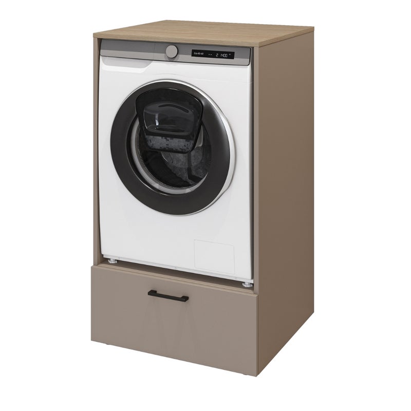 Szafka łazienkowa ROSA 1S 67cm congo/dąb do zabudowy pralki