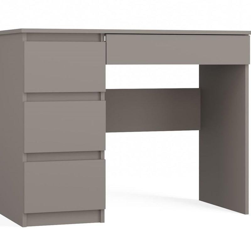 3XE LIVING Biurko lewe: 4 szuflady, 51 cm x 130 cm x 76 cm, Clay