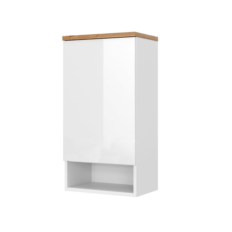 Vicco Szafka łazienkowa Eden, Biały, 40 x 77.5 cm z 4 przegrodami