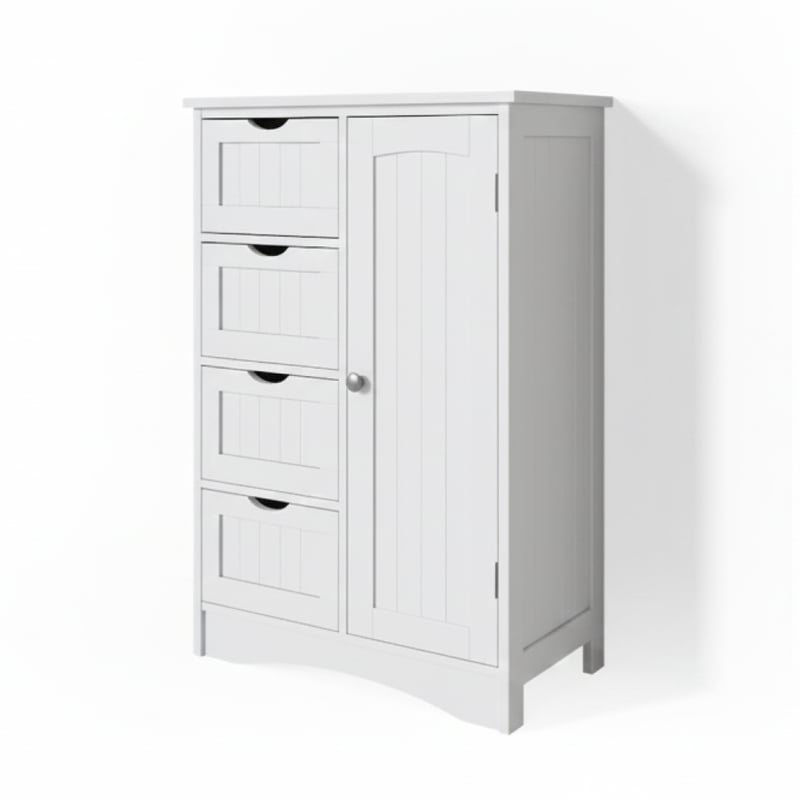 Vicco Szafka łazienkowa Bianco, Biały, 55 x 81 cm