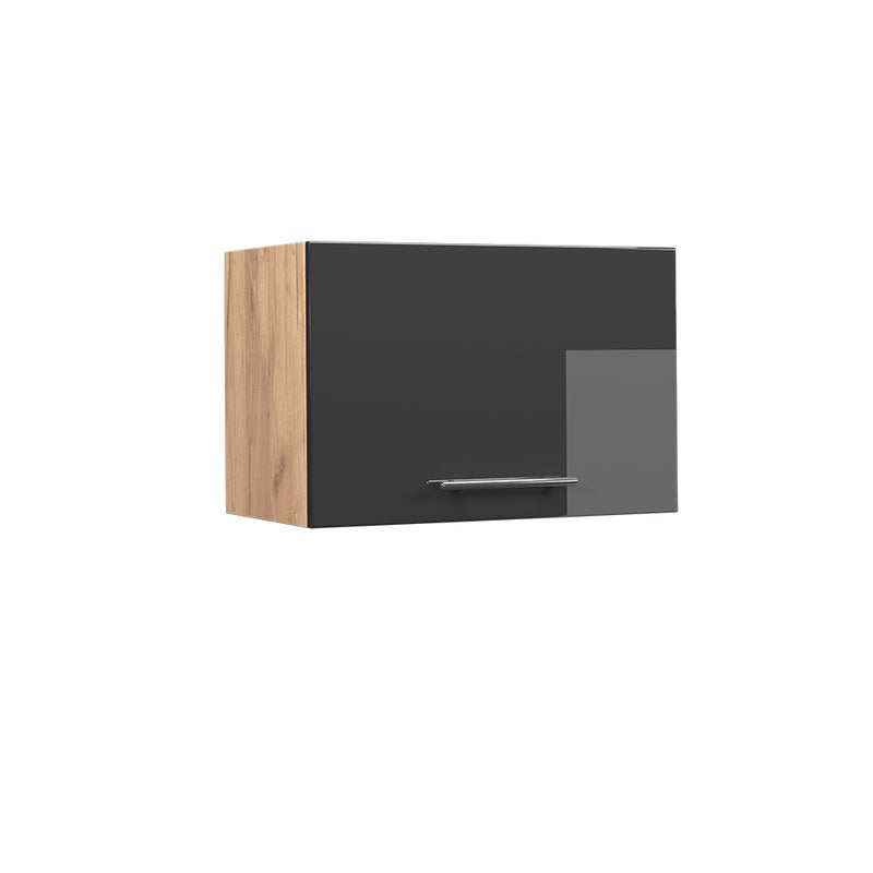 Vicco Szafka ścienna Fame-Line, Antracyt wysoki połysk, 60 cm Płaski