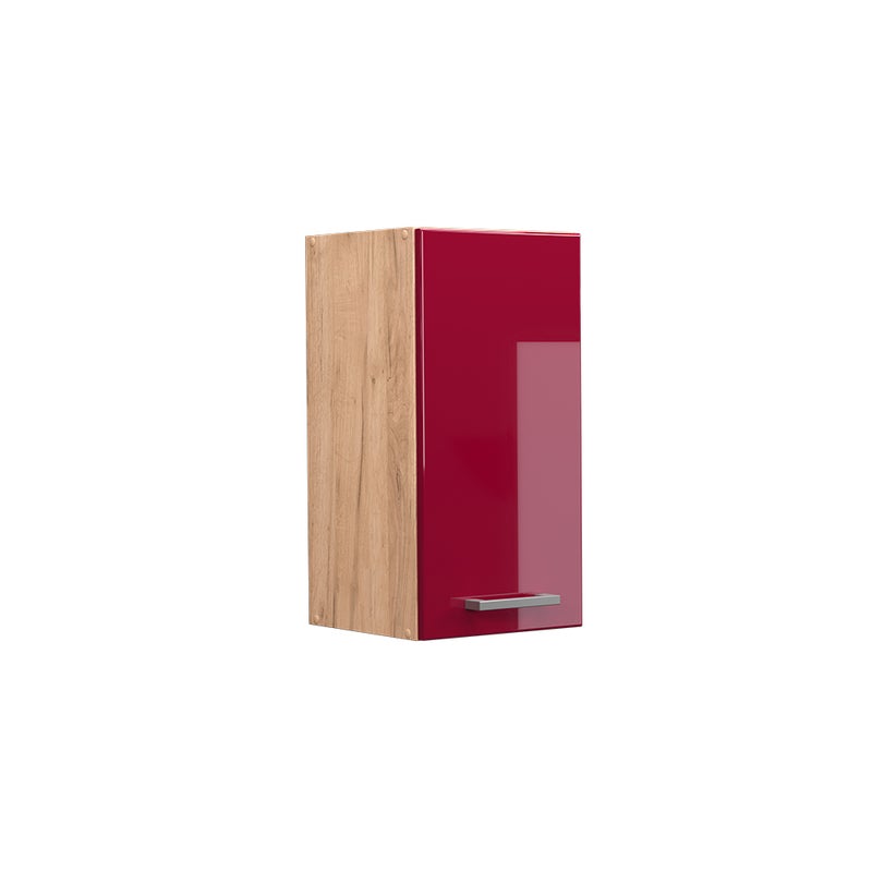 Vicco Szafka ścienna R-Line, Czerwony połysk, 30 cm