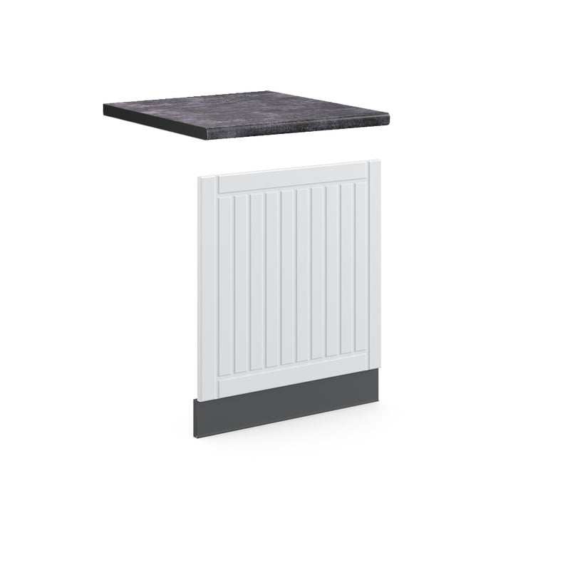 Vicco Panel przedni Fame-Line, Biały domek wiejski, 60 cm , BP Antracyt