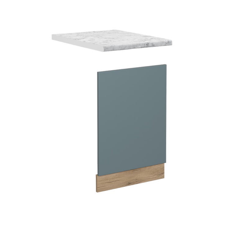 Vicco Panel przedni R-Line, Niebiesko-szary, 45 cm , BR Marmur