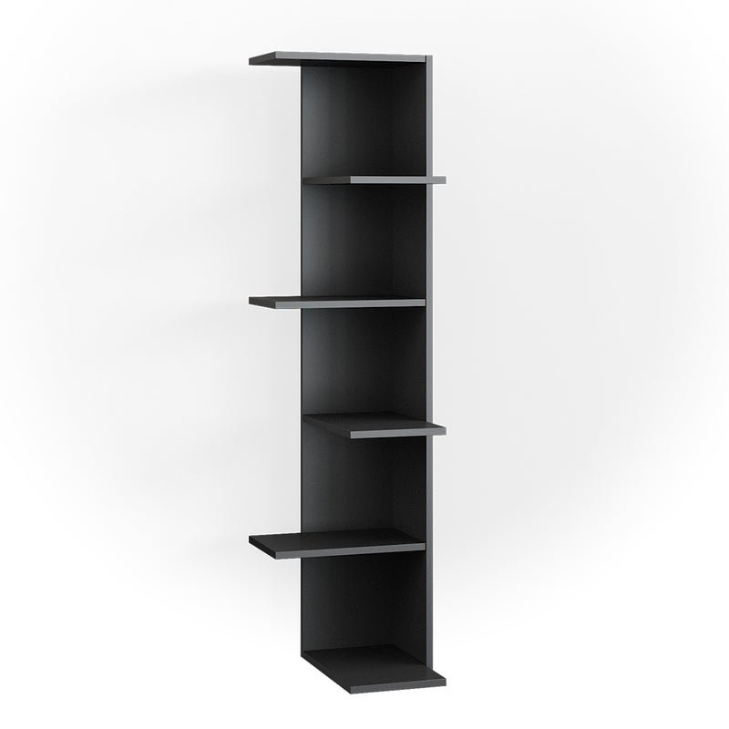 Vicco Półka narożna Tera, Antracyt, 37 x 140.1 cm