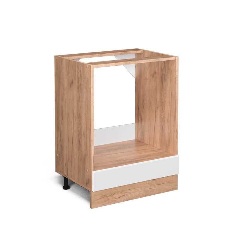 Vicco Szafka kuchenna R-Line, Biały wysoki połysk, 60 cm bez blatu roboczego