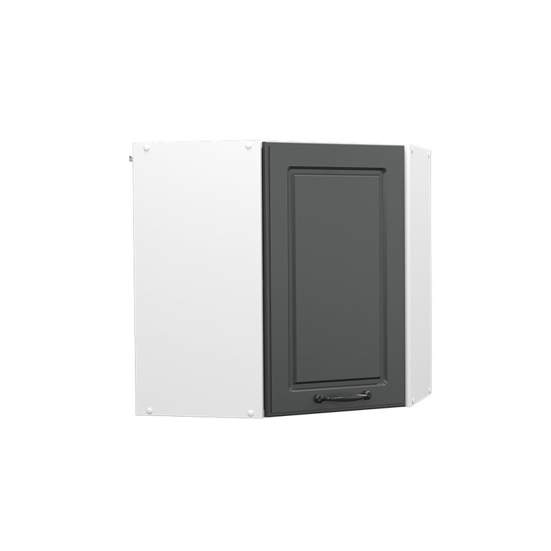 Vicco Szafka wisząca narożna R-Line, Antracytowy domek wiejski, 57 cm