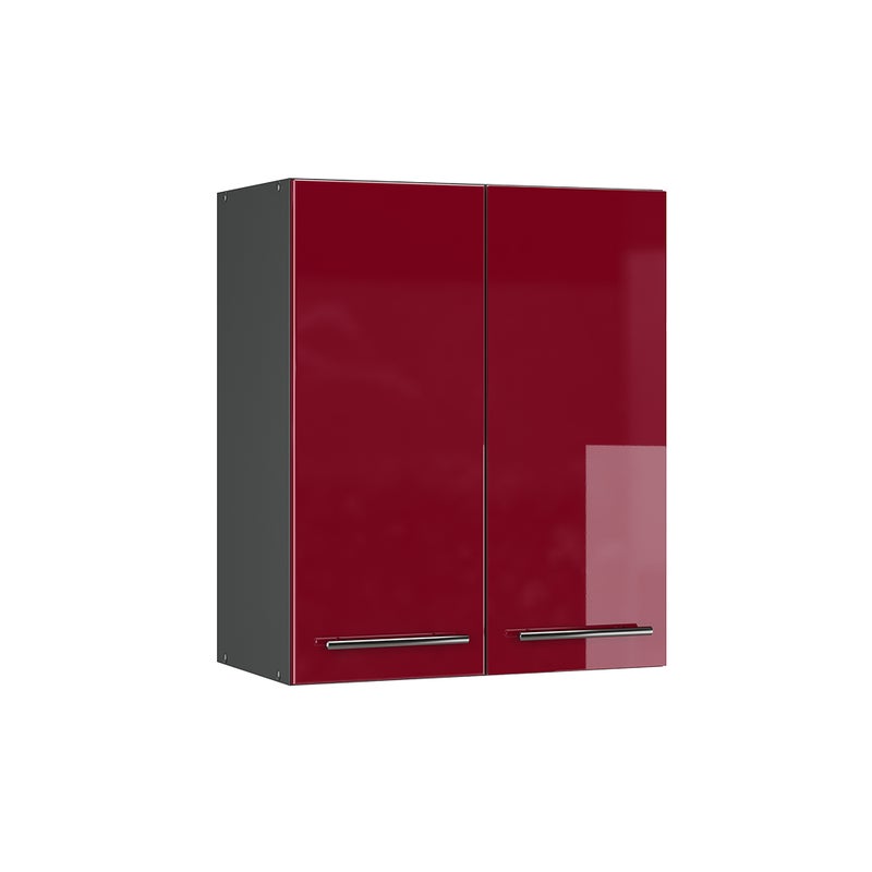Vicco Szafka ścienna Fame-Line, Bordowa Czerwień wysoki połysk, 60 cm