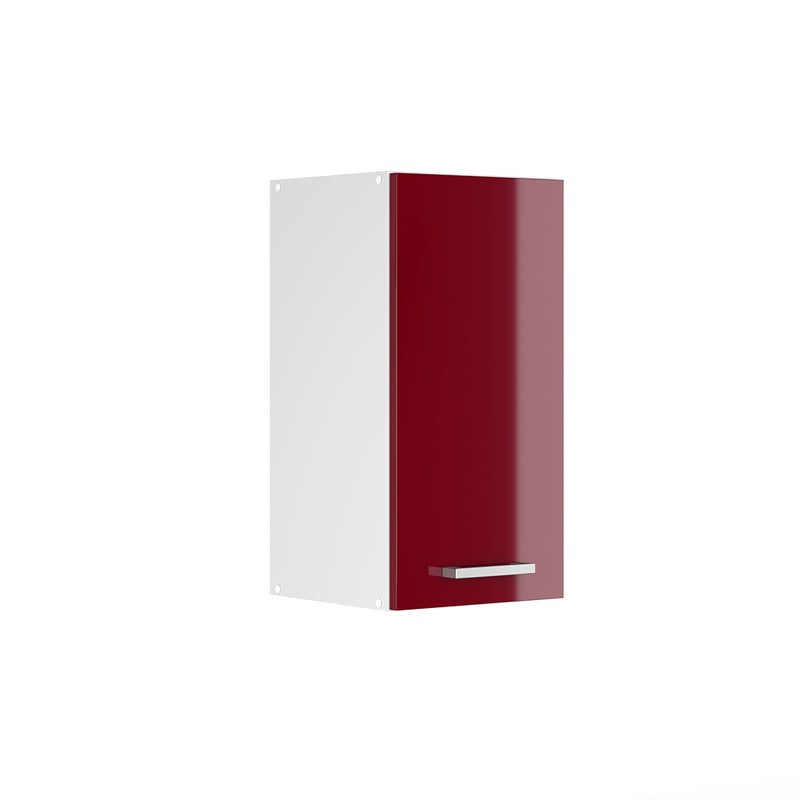 Vicco Szafka ścienna R-Line, Czerwony połysk, 30 cm