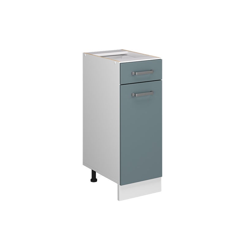 Vicco Szafka dolna do kuchni R-Line, Niebiesko-szary, 30 cm bez blatu roboczego