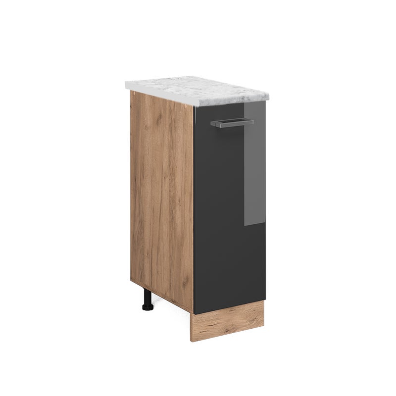 Vicco Szafka apteczna R-Line, Antracyt wysoki połysk, 30 cm BR Marmur