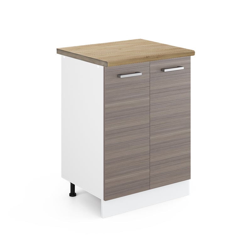 Vicco Szafki kuchenne R-Line, Szlachetna szarość, 60 cm , BP Dąb