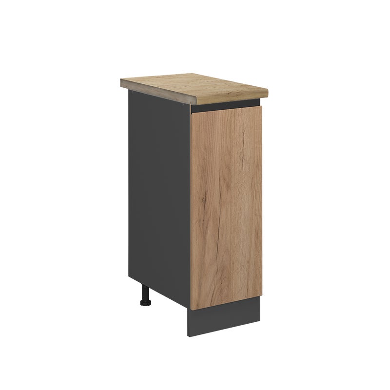 Vicco Szafka apteczna R-Line, Złoty dąb energetyczny, 30 cm J-Shape, BP Dąb