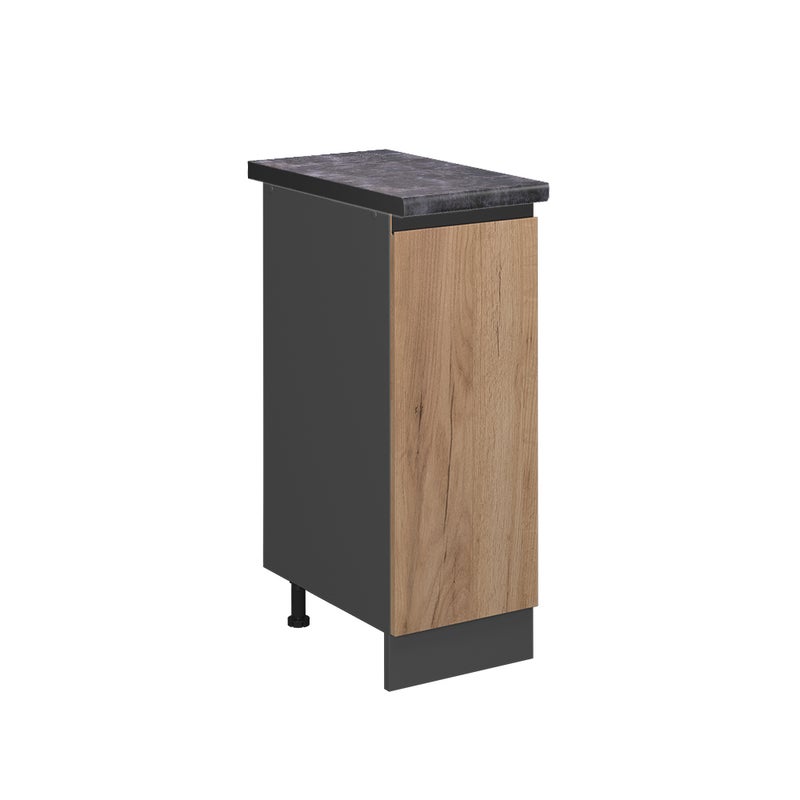 Vicco Szafka apteczna R-Line, Złoty dąb energetyczny, 30 cm J-Shape, BP Antracyt