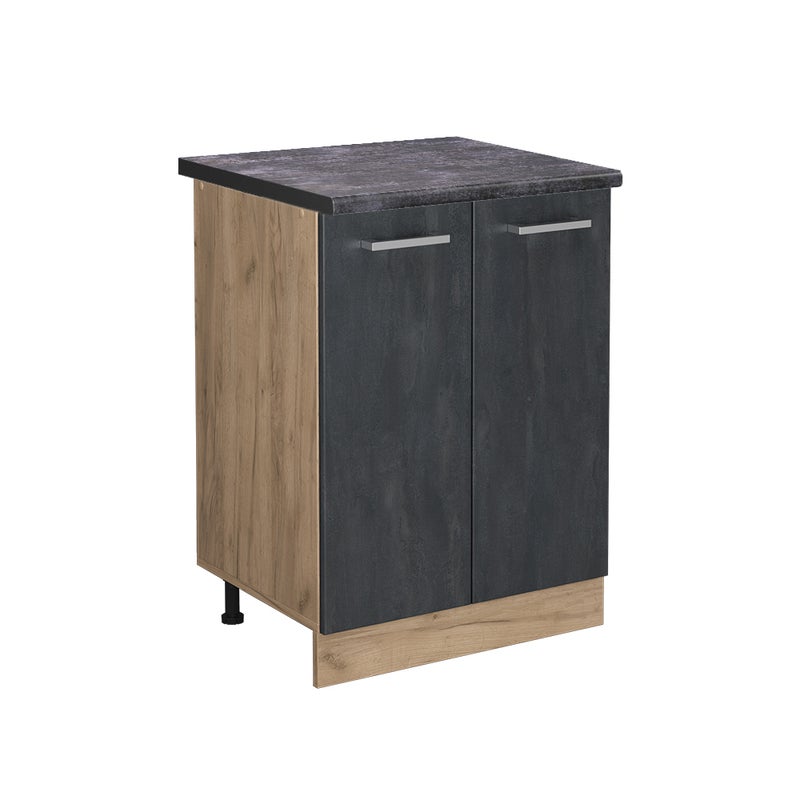 Vicco Szafki kuchenne R-Line, Czarny beton, 60 cm BP Antracyt
