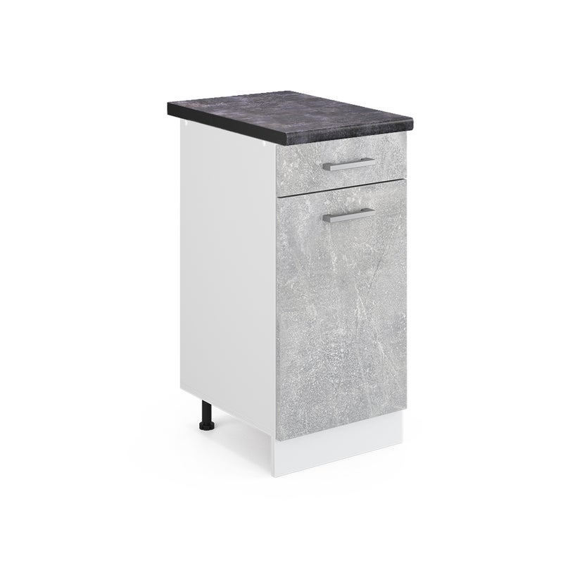Vicco Szafka dolna do kuchni R-Line, Beton, 40 cm , BP Antracyt