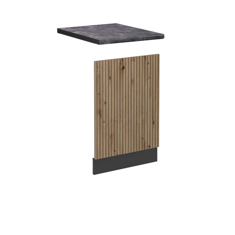 Vicco Panel przedni R-Line, Dąb rzemieślniczy, 45 cm , BP Antracyt