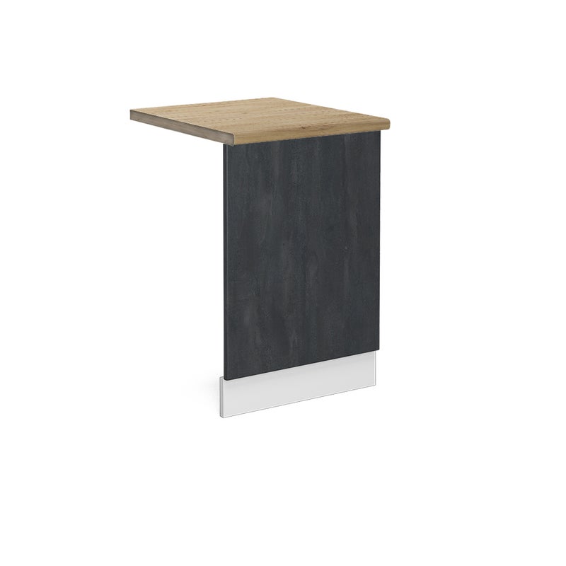 Vicco Panel przedni R-Line, Czarny beton, 45 cm BP Dąb