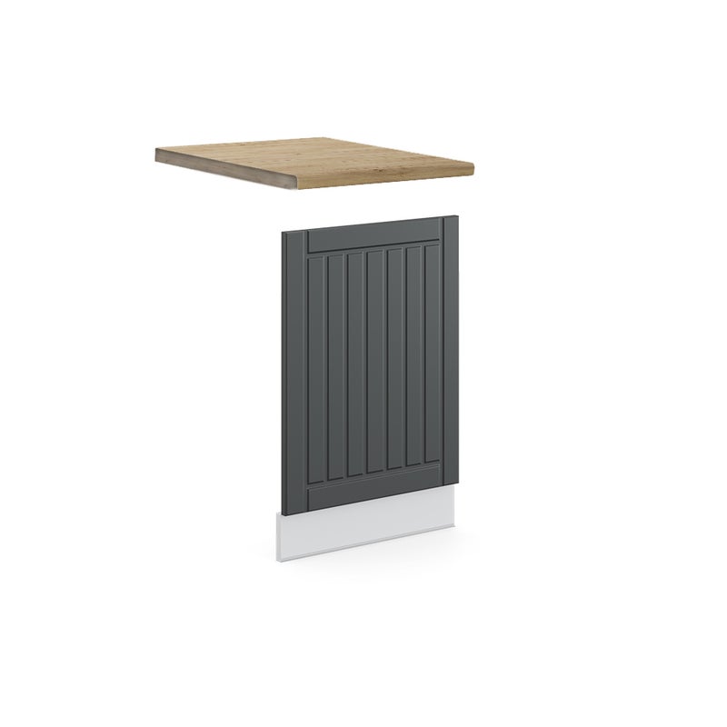 Vicco Panel przedni Fame-Line, Antracytowy domek wiejski, 45 cm , BP Dąb