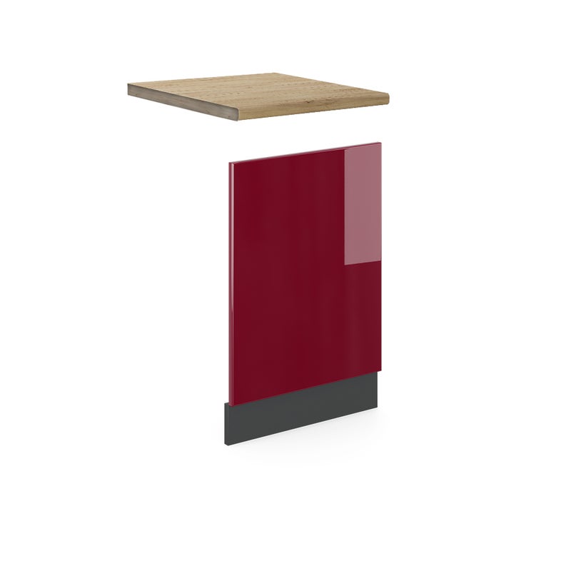 Vicco Panel przedni R-Line, Czerwony, 45 cm , BP Dąb