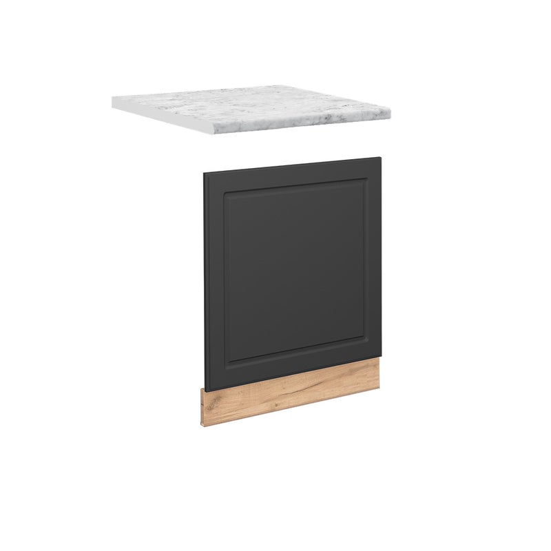 Vicco Panel przedni Fame-Line, Antracytowo-złoty, 60 cm , BP Marmur