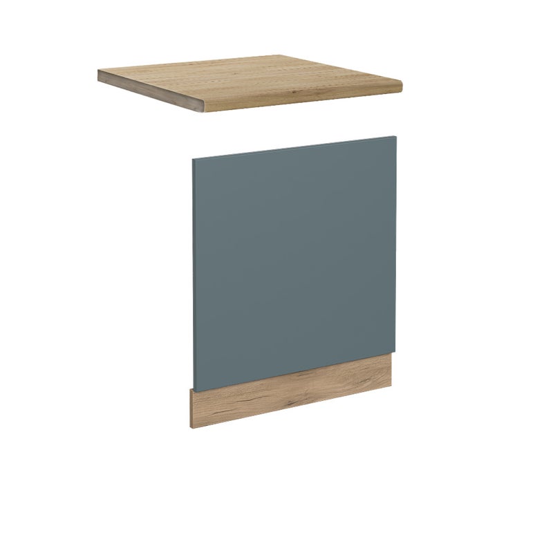 Vicco Panel przedni R-Line, Niebiesko-szary, 60 cm , BP Dąb